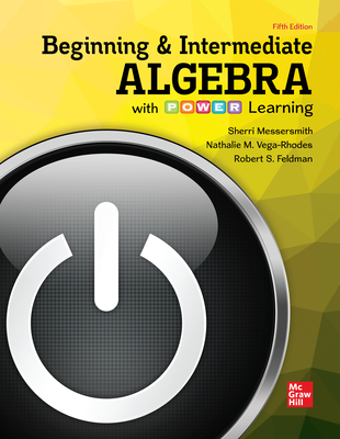 Guided Student Notes Online for Beginning and Intermediate Algebra with P.O.W.E.R. Learning