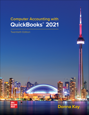 McGraw Hill eBook Online Access 180 Days for Computer Accounting with QuickBooks 2021