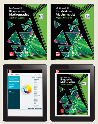 Illustrative Mathematics Algebra 1 Supports, Student Bundle Digital and Consumable Print with ALEKS (via ALEKS.com), 1-year subscription