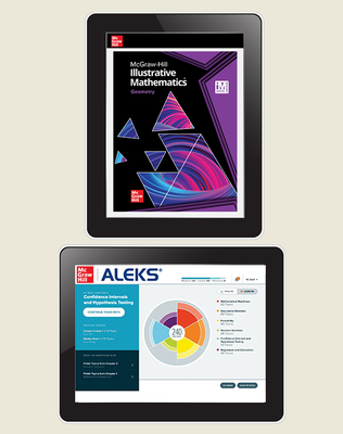Illustrative Mathematics Geometry, Digital Student Bundle with ALEKS (via ALEKS.com), 1-year subscription