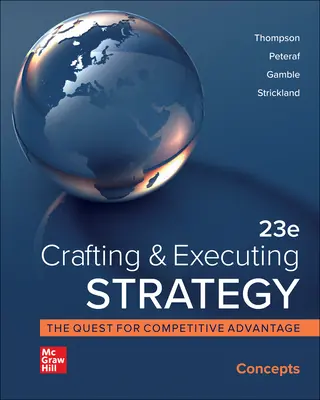 Crafting and Executing Strategy: Concepts Crafting and Executing Strategy: Concepts