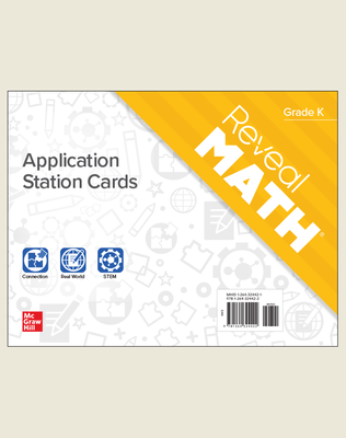 Reveal Math Application Station Cards, Grade K