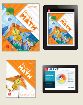 Reveal Math, Grade 3, Student Bundle with ALEKS, 1-year