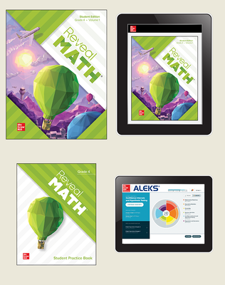Reveal Math, Grade 4, Student Bundle with ALEKS, 1-year