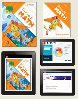 Reveal Math, Grade 3, Student Bundle with ALEKS and Arrive Math Booster, 6-year
