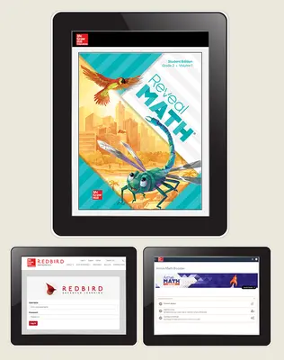 Reveal Math, Grade 2, Student Digital Bundle with Redbird and Arrive Math Booster, 6-years Reveal Math, Grade 2, Student Digital Bundle with Redbird and Arrive Math Booster, 6-years