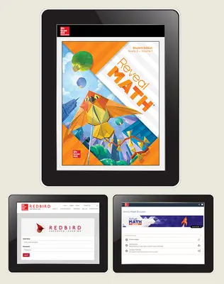 Reveal Math, Grade 3, Student Digital Bundle with Redbird and Arrive Math Booster, 6-years