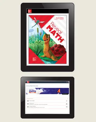 Reveal Math, Grade 1, Student Digital Bundle with Arrive Math Booster, 6-years