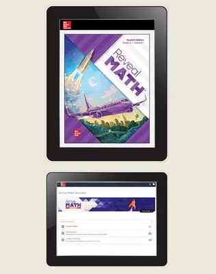 Reveal Math, Grade 5, Student Digital Bundle with Arrive Math Booster, 6-years