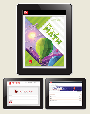 Reveal Math, Grade 4, Student Digital Bundle with Redbird and Arrive Math Booster, 1-year