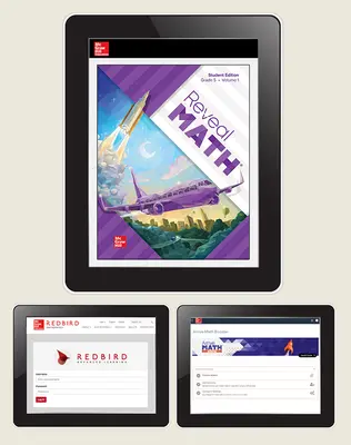 Reveal Math, Grade 5, Student Digital Bundle with Redbird and Arrive Math Booster, 1-year Reveal Math, Grade 5, Student Digital Bundle with Redbird and Arrive Math Booster, 1-year