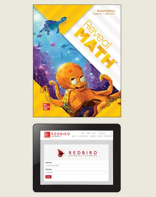 Reveal Math, Grade K, Student Digital Bundle with Redbird, 1-year
