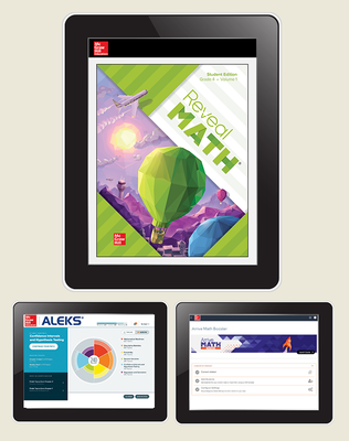Reveal Math, Grade 4, Student Digital Bundle with ALEKS and Arrive Math Booster, 6-years