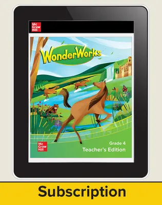 WonderWorks Grade 4 Teacher Workspace 6 year subscription