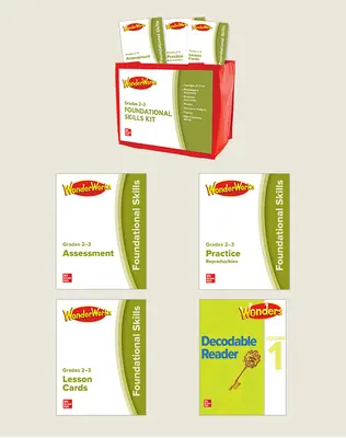 Wonders Works Grades 2-3 Foundational Skills kit package Wonders Works Grades 2-3 Foundational Skills kit package