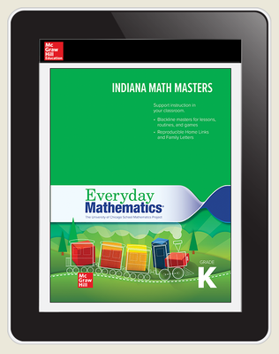 Everyday Mathematics 4 Indiana Student Center Grade K, 1-Year Subscription