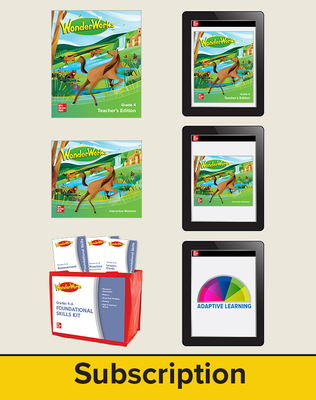 WonderWorks Grade 4 Comprehensive Classroom Package with 1 Year Subscription