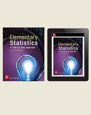 Bluman, Elementary Statistics High School Edition 1e, 2024, Student Print & Digital Bundle (Student Edition with Online Student Edition), 1-year subscription