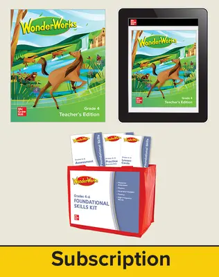 WonderWorks Grade 4 Classroom Bundle with 2 Year Subscription