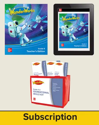 WonderWorks Grade 6 Classroom Bundle with 6 Year Subscription WonderWorks Grade 6 Classroom Bundle with 6 Year Subscription