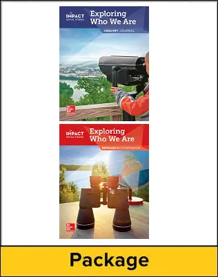 IMPACT Social Studies, Exploring Who We Are, Grade 2, Inquiry Journal and Research Companion