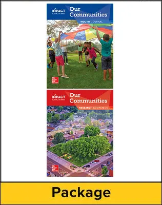 IMPACT Social Studies, Our Communities, Grade 3, Inquiry Journal and Research Companion