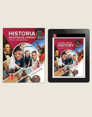 United States History: Voices and Perspectives, Early Years, Spanish Student Bundle, 6-year subscription