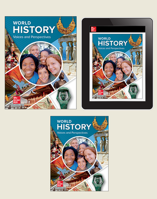 World History: Voices and Perspectives, Spanish Student Bundle Plus Inquiry Journal, 6-year subscription