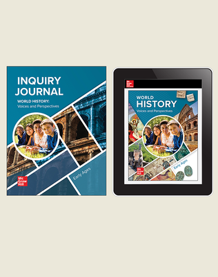 World History: Voices and Perspectives, Early Ages, Student Inquiry Bundle, 6-year subscription