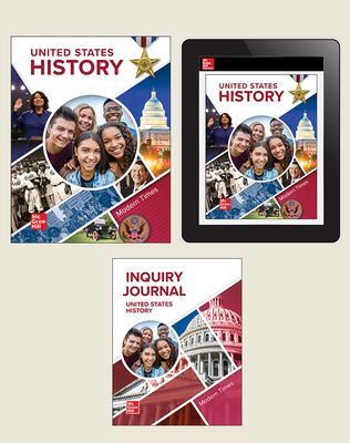 United States History, Modern Times, Student Bundle Plus Inquiry Journal, 6-year subscription
