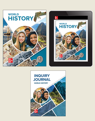 World History, Student Bundle Plus Inquiry Journal, 6-year subscription