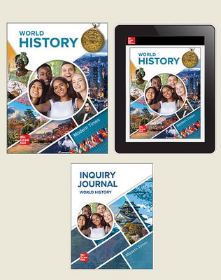 World History, Modern Times, Student Bundle Plus Inquiry Journal, 6-year subscription