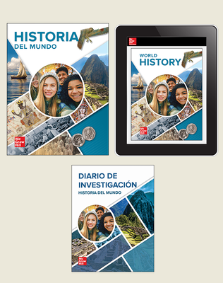 World History, Spanish Student Bundle Plus Inquiry Journal, 1-year subscription