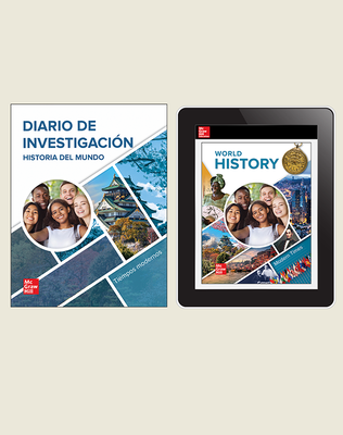 World History, Modern Times, Spanish Student Inquiry Bundle, 6-year subscription