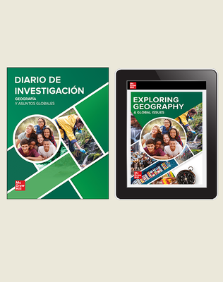 Exploring Geography and Global Issues, Spanish Student Inquiry Bundle, 1-year subscription
