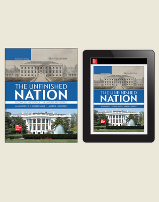 Brinkley, The Unfinished Nation, 10e, 2023 Student Print & Digital Bundle (Student Edition with Online Student Edition), 6-year subscription