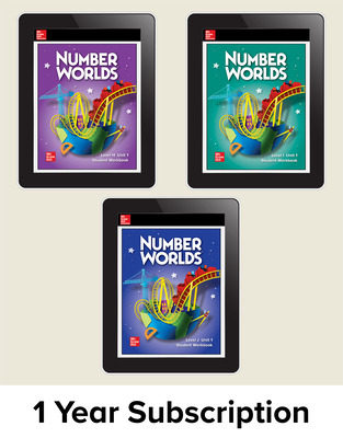 Number Worlds Levels H J Student Select English Spanish Digital 1
