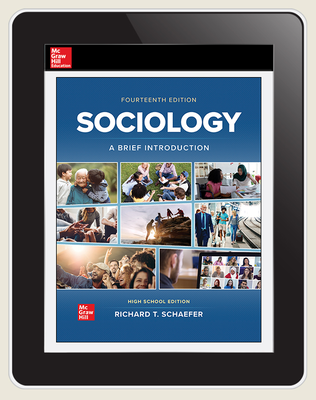 Schaefer, Sociology: A Brief Introduction 14e, 2023, HS Online Teacher Edition, 1-yr subscription