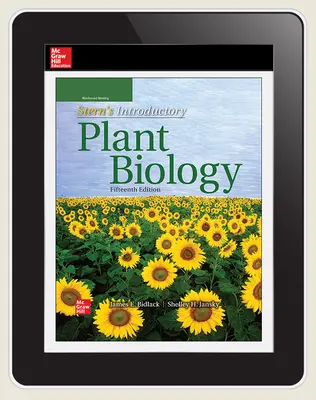 Bidlack, Stern's Introductory Plant Biology, 2022, 15e, Online Student Edition, 1-yr subscription