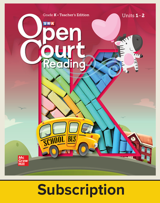 Open Court Reading Grade K Comprehensive Student Print and Digital Bundle, 1 Year Subscription