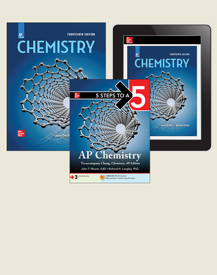 Chang, Chemistry, 2023, 14e, AP Edition, Premium Student Print & Digital Bundle (Student Edition with Student Subscription and 5 Steps), 1-year subscription