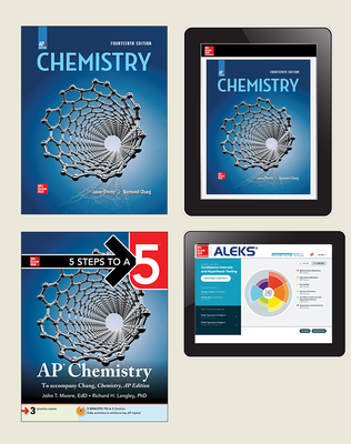 Chang, Chemistry, 2023, 14e, AP Edition, Premium Student Print & Digital Bundle Plus ALEKS via my.MHEducation.com (Student Edition with Student Subscription, 5 Steps, and ALEKS), 1-year subscription