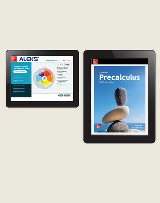 Miller, Precalculus High School Edition, 1e, 2024, Online Student Edition Plus ALEKS via my.MHEducation.com Digital Bundle, 6-year subscription