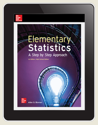 Bluman, Elementary Statistics High School Edition 1e 2024 Online Student Edition 1 yr subscription