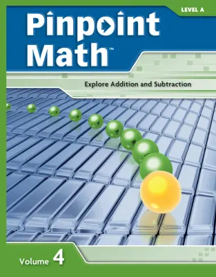 Pinpoint Math Grade 1/Level A, Student Booklet Volume IV