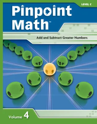 Pinpoint Math Grade 3/Level C, Student Booklet Volume IV