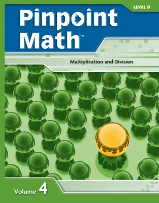 Pinpoint Math Grade 4/Level D, Student Booklet Volume IV