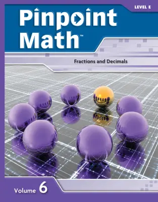 Pinpoint Math Grade 5/Level E, Student Booklet Volume VI (5-pack)
