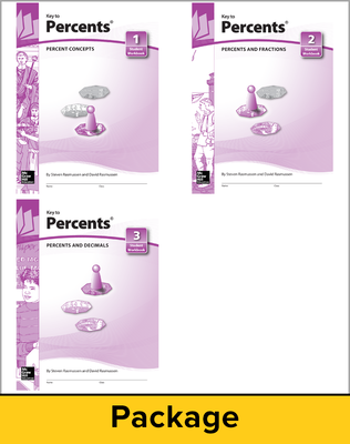 Key to Percents, Books 1-3 Set