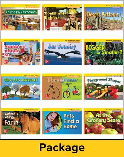 McGraw-Hill My Math, Grade K, Real-World Problem Solving Readers Deluxe Package (Approaching)